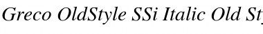 Greco OldStyle SSi Font