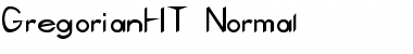 GregorianHT Normal Font