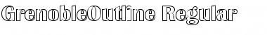GrenobleOutline Regular Font