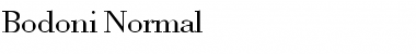 Bodoni-Normal Font