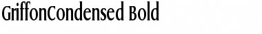 GriffonCondensed Bold Font