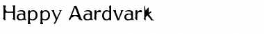 Happy Aardvark Font