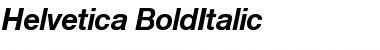 Helvetica-BoldItalic Font