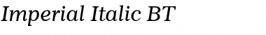 Imperial Italic Font