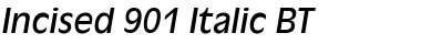 Incised901 BT Italic Font