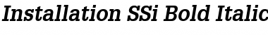 Installation SSi Bold Italic