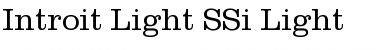 Introit Light SSi Font