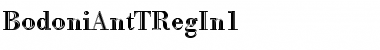 BodoniAntTRegIn1 Regular Font