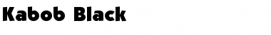Kabob Black Regular Font