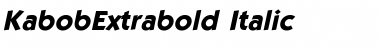 KabobExtrabold Font