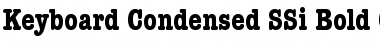 Keyboard Condensed SSi Bold Condensed Font
