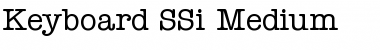 Keyboard SSi Font