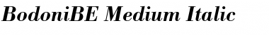 BodoniBE-Medium MediumItalic Font