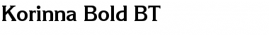 Korinna BT Bold Font