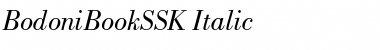 BodoniBookSSK Italic Font