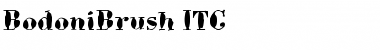 BodoniBrush ITC Bold Font