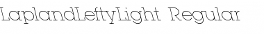 LaplandLeftyLight Font